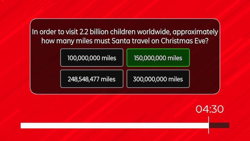5-Minute Christmas Trivia Countdown